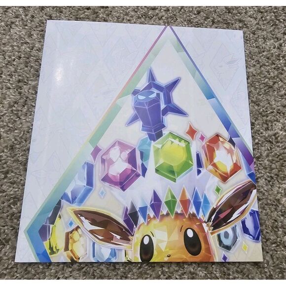 Pokémon TCG Prismatic Evolutions Poster Collection- POSTER ONLY-  Eevee ART‎ - Picture 1 of 2